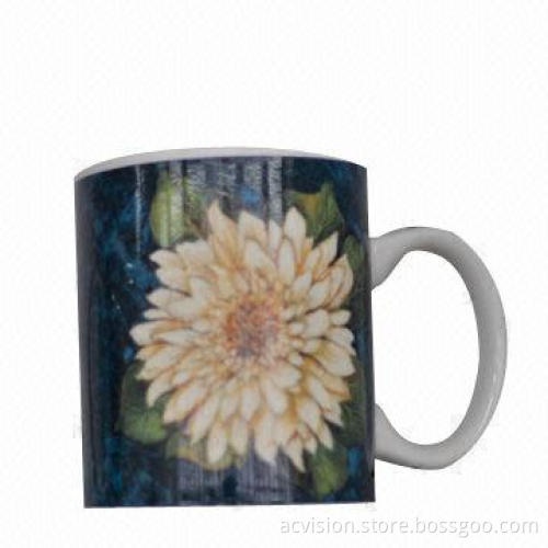 Ceramic Color Change Mug, Made of Porcelain or Stoneware